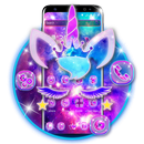 Shiny Galaxy Cute Unicorn Theme APK