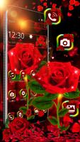 برنامه‌نما Shiny Red Rose Theme عکس از صفحه
