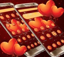 Shiny Red Heart Love Theme screenshot 2