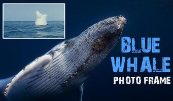 Blue Whale Photo Frame 포스터