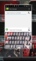 Uchiha Itachi Sharingan Keyboard Theme capture d'écran 3