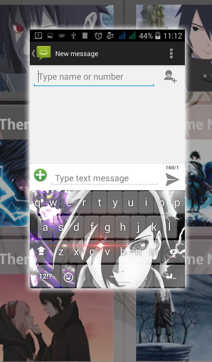 Uchiha Sasuke Sharingan Keyboard Theme For Android Apk