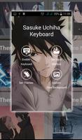 Uchiha Sasuke Sharingan Keyboard Theme Plakat