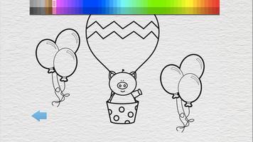 Balloons Coloring captura de pantalla 1