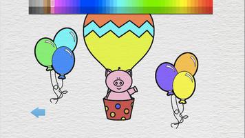 Balloons Coloring captura de pantalla 2