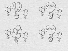 Balloons Coloring captura de pantalla 3