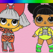 LOL Dolls Coloring Game