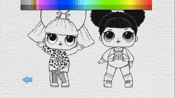 LOL Dolls Coloring Game screenshot 1