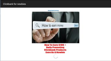 Clickbank for newbies ポスター