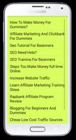 Affiliate Marketing for newbie ภาพหน้าจอ 1