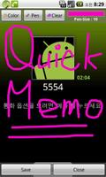 QuickMemo - Memo during a call স্ক্রিনশট 1