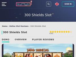 300 Shields Slot Affiche