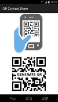 QR Contact Share poster