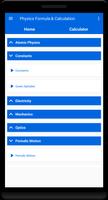 پوستر Physics formula and calculator