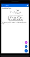 Physics formula and calculator capture d'écran 2