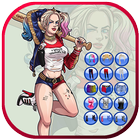 Harley Quinn Dressup game icône