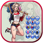 Harley Quinn Dressup game иконка