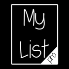 My List Pro icône