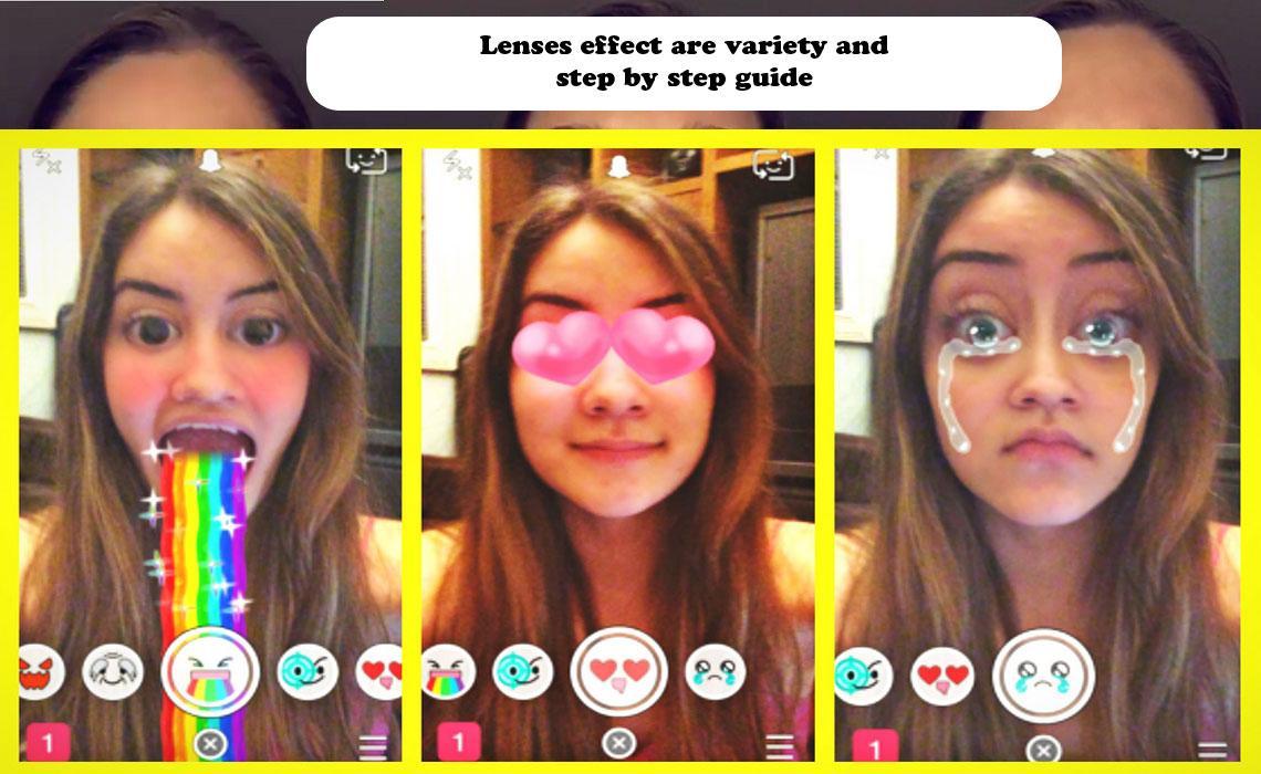 Guide Lenses for Snapchat para Android - APK Baixar