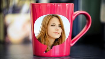 Tea & Coffee Cup Photo Framess Affiche