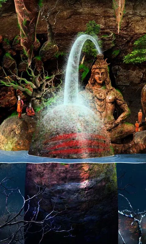 Lord Shiva and Shivaling Live wallpaper APK für Android herunterladen