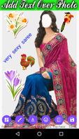 Women Saree Photo Suit imagem de tela 2