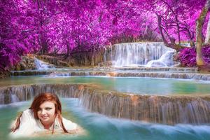 برنامه‌نما Cut Paste Waterfall Background عکس از صفحه