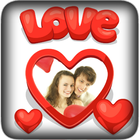 Valentine Day Love Photo Frame-icoon