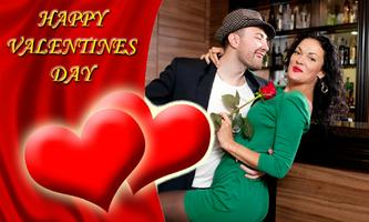 Valentine Day Love Photo Frame Plakat