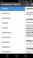 JavaScript Offline Tutorial تصوير الشاشة 1