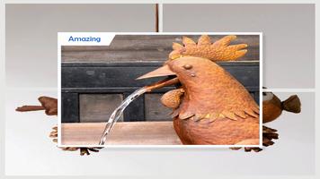 برنامه‌نما Unique Styrofoam Rusty Rooster Garden Ornament عکس از صفحه