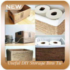 Useful DIY Storage Bins Tutorial ไอคอน