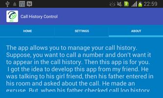 Call History Control syot layar 2