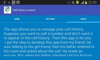 Call History Control ภาพหน้าจอ 2