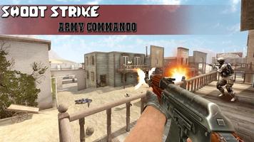 Shoot Strike Army Commando-poster