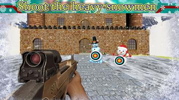 Snowman Shooting : Real Sniper 3D Affiche