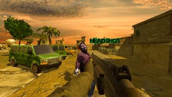 Zombie Hunter 3D Zombie Slayer ảnh chụp màn hình 2