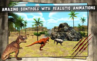 African Dino Tyrannosaurus Sim Affiche