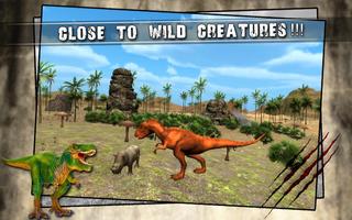 African Dino Tyrannosaurus Sim capture d'écran 2