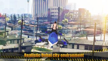 Dubai Police Flying Hover Bike Vs Underworld Mafia Ekran Görüntüsü 1