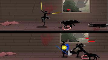 Shadow Stickman Ninja Game ภาพหน้าจอ 1