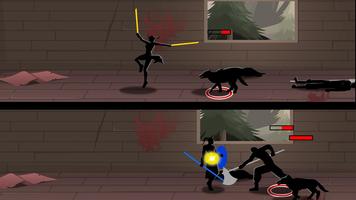 Shadow Stickman Ninja Game screenshot 1