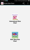 Adult and Kids Shoe Size Chart capture d'écran 1