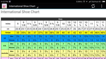 Размер обуви конвертер скриншот 3