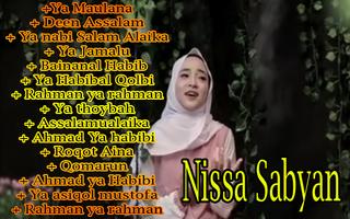 Lagu Religi Ya Maulana Nissa Sabyan Offline capture d'écran 1