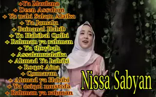 Lagu Religi Ya Maulana Nissa Sabyan Offline screenshot 1