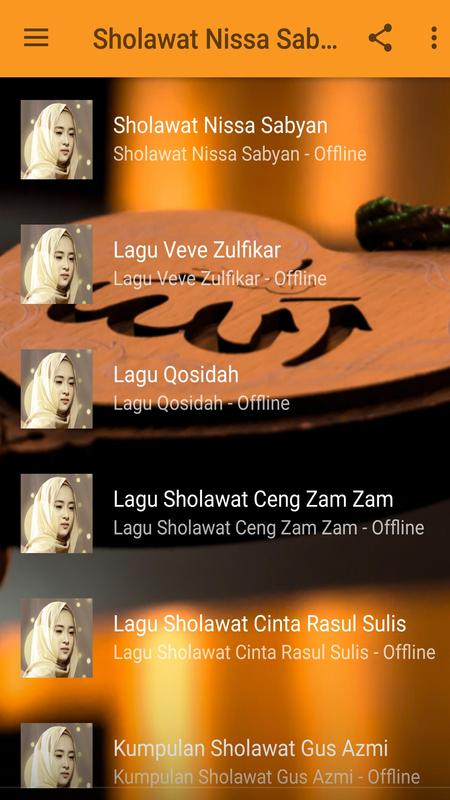 Lagu Sholawat Nissa Sabyan Offline Terbaru for Android 