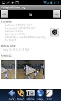 Volleyball Game Log capture d'écran 2