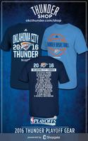 NBA Thunder Shop Affiche