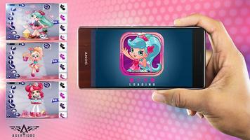 Princess shopkins Dress Up screenshot 2